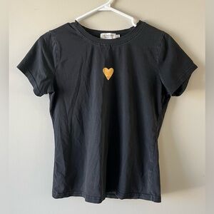 Molly Bracken x Lili Sidonio Women’s Y2K Baby Tee - Black - XS/S - Preppy